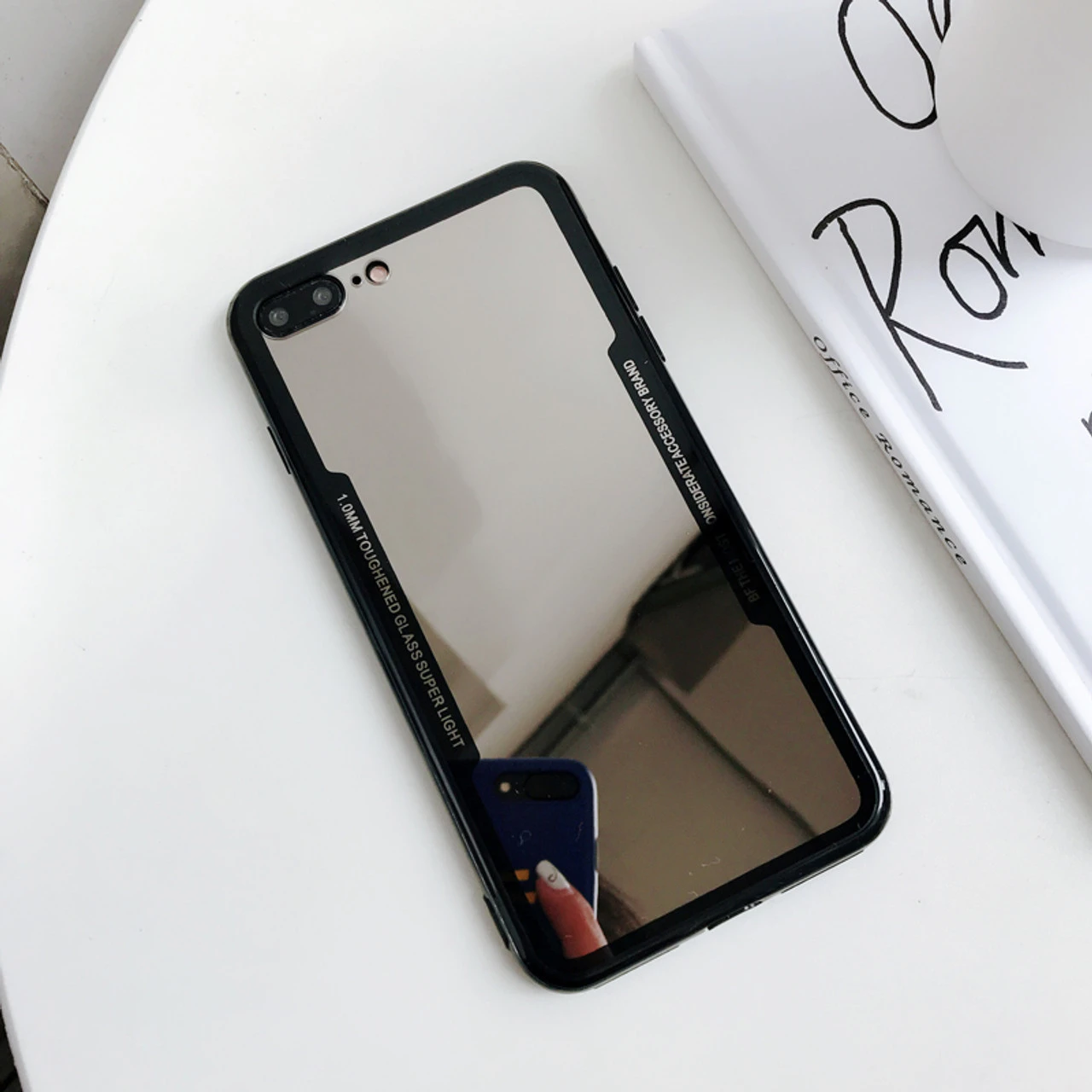 Black Clear Acrylic Back Tough Protective Case For Apple IPhone 7 / 8 4 Black Clear Acrylic Back Tough Protective Case For Apple IPhone 7 / 8 - Image 4