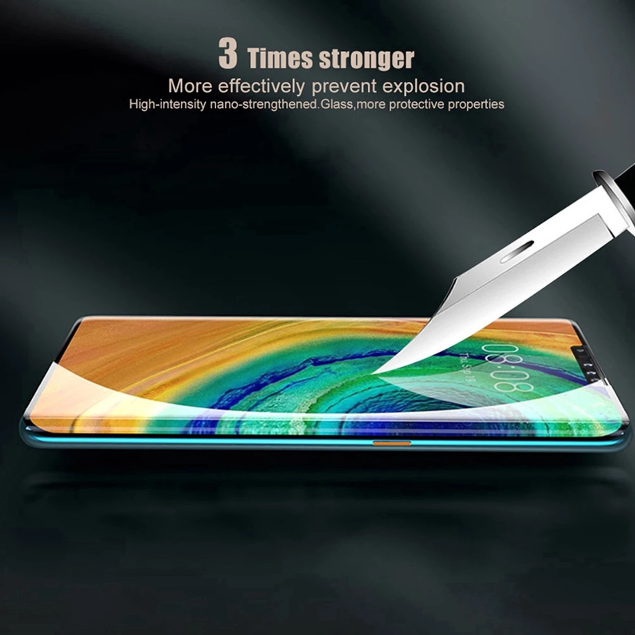 Clear 9D Tempered Glass Screen Protector For Huawei Mate 30 Pro 5 Clear 9D Tempered Glass Screen Protector For Huawei Mate 30 Pro - Image 5