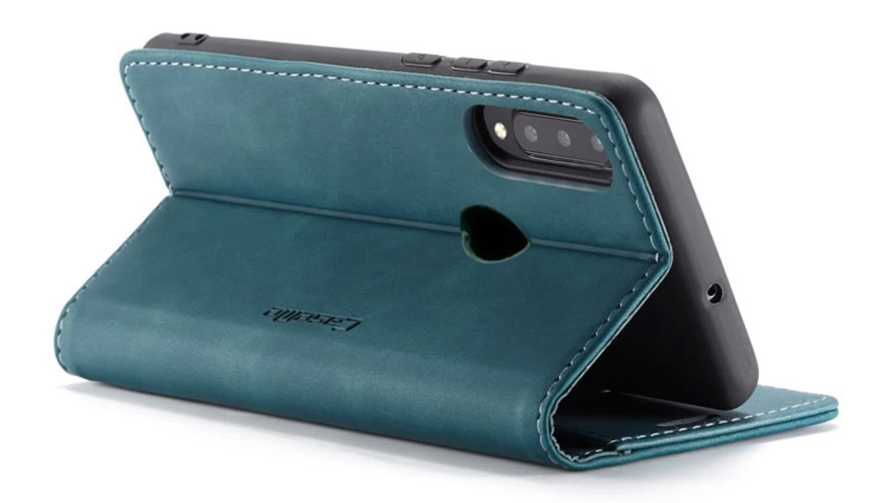 Blue CaseMe Synthetic Leather Wallet Case For Huawei P30 Lite 2 Blue CaseMe Synthetic Leather Wallet Case For Huawei P30 Lite - Image 2