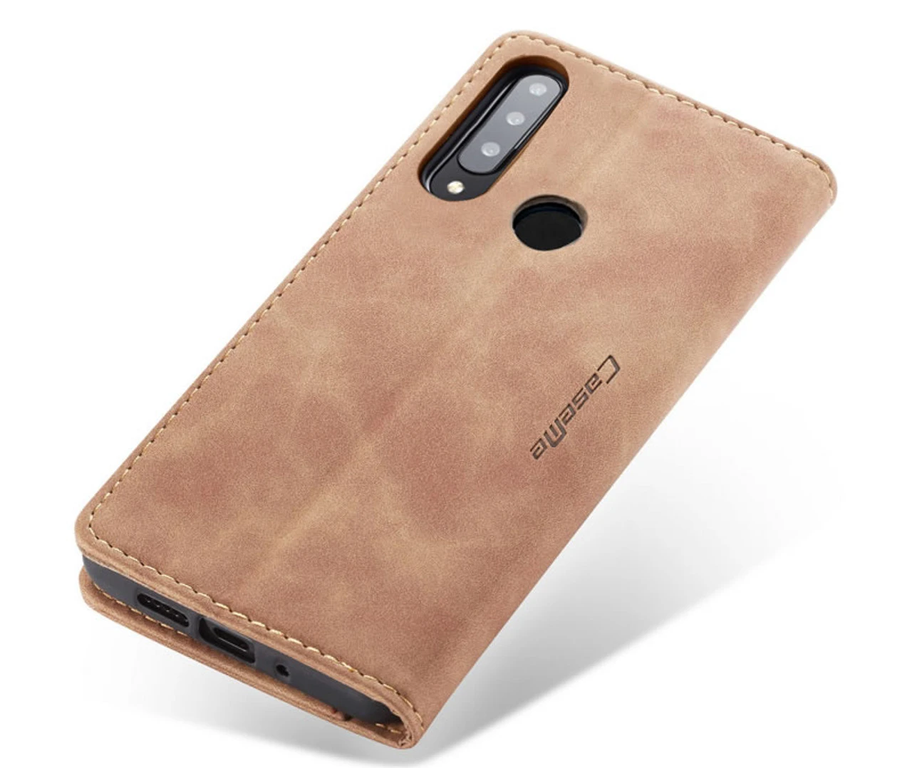 Brown Huawei P30 Lite CaseMe Premium PU Leather Wallet Case 2 Brown Huawei P30 Lite CaseMe Premium PU Leather Wallet Case - Image 2