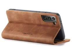 CaseMe Samsung Galaxy S21 + Plus Classic Folio PU Leather Case - Brown 7 CaseMe Samsung Galaxy S21 + Plus Classic Folio PU Leather Case - Brown -Cheap NewCase Store caseme 013 samsung galaxy s21 fe case brown 2 47582.1659581519