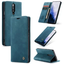 Blue CaseMe Magnetic Compact Flip Wallet Case For Oppo Reno Z -Cheap NewCase Store caseme luxus brieftasche etui blau oneplus 7 pro 4b3 00436.1680640619