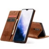 Vintage Brown Oppo R17 Pro CaseMe Compact Flip Wallet Case