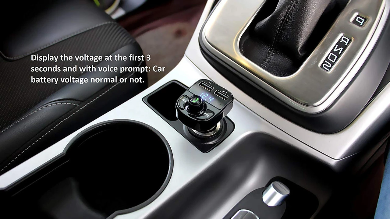 FM Transmitter Aux Modulator Wireless Bluetooth Handsfree Car Kit 7 FM Transmitter Aux Modulator Wireless Bluetooth Handsfree Car Kit - Image 7