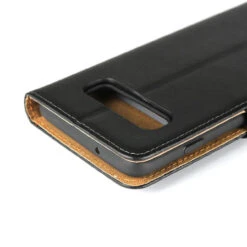 Black Genuine Leather Business Wallet Case For Galaxy S10+ Plus -Cheap NewCase Store galaxy 10 genuine leather wallet black 4 16654.1637712554