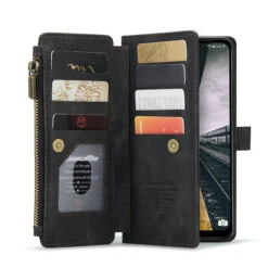 Black Galaxy A04s Multi-Functional Wallet Detachable Magnetic Case 12 Black Galaxy A04s Multi-Functional Wallet Detachable Magnetic Case -Cheap NewCase Store galaxy a04s caseme multifunctional wallet black 5 25892.1684098083