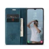 Blue CaseMe Slim Soft Wallet Case Cover For Galaxy A04s