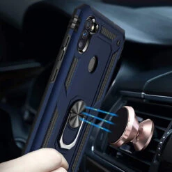 Navy Heavy Duty 360 Rotating Metal Ring Stand Case For Galaxy A11 9 Navy Heavy Duty 360 Rotating Metal Ring Stand Case For Galaxy A11 -Cheap NewCase Store galaxy a11 metal ring kickstand case navy 3 72263.1602195808