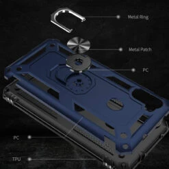 Navy Heavy Duty 360 Rotating Metal Ring Stand Case For Galaxy A11 8 Navy Heavy Duty 360 Rotating Metal Ring Stand Case For Galaxy A11 -Cheap NewCase Store galaxy a11 metal ring kickstand case navy 5 49544.1602195806
