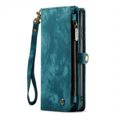 Blue 2 In 1 Retro Zipper Wallet Magnetic Case For Galaxy A13 5G -Cheap NewCase Store galaxy a13 5g caseme multifunctional wallet blue 4 25019.1675733996