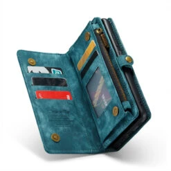 Blue 2 In 1 Retro Zipper Wallet Magnetic Case For Galaxy A13 5G -Cheap NewCase Store galaxy a13 5g caseme multifunctional wallet blue 5 80665.1675733996