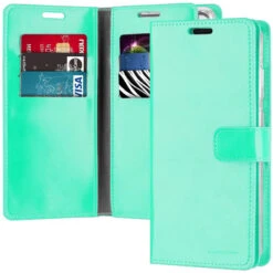 Mint Green Mercury Mansoor Diary Wallet Case Cover For Galaxy A13 5G