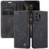 Black Galaxy A13 CaseMe Compact Flip Wallet Case
