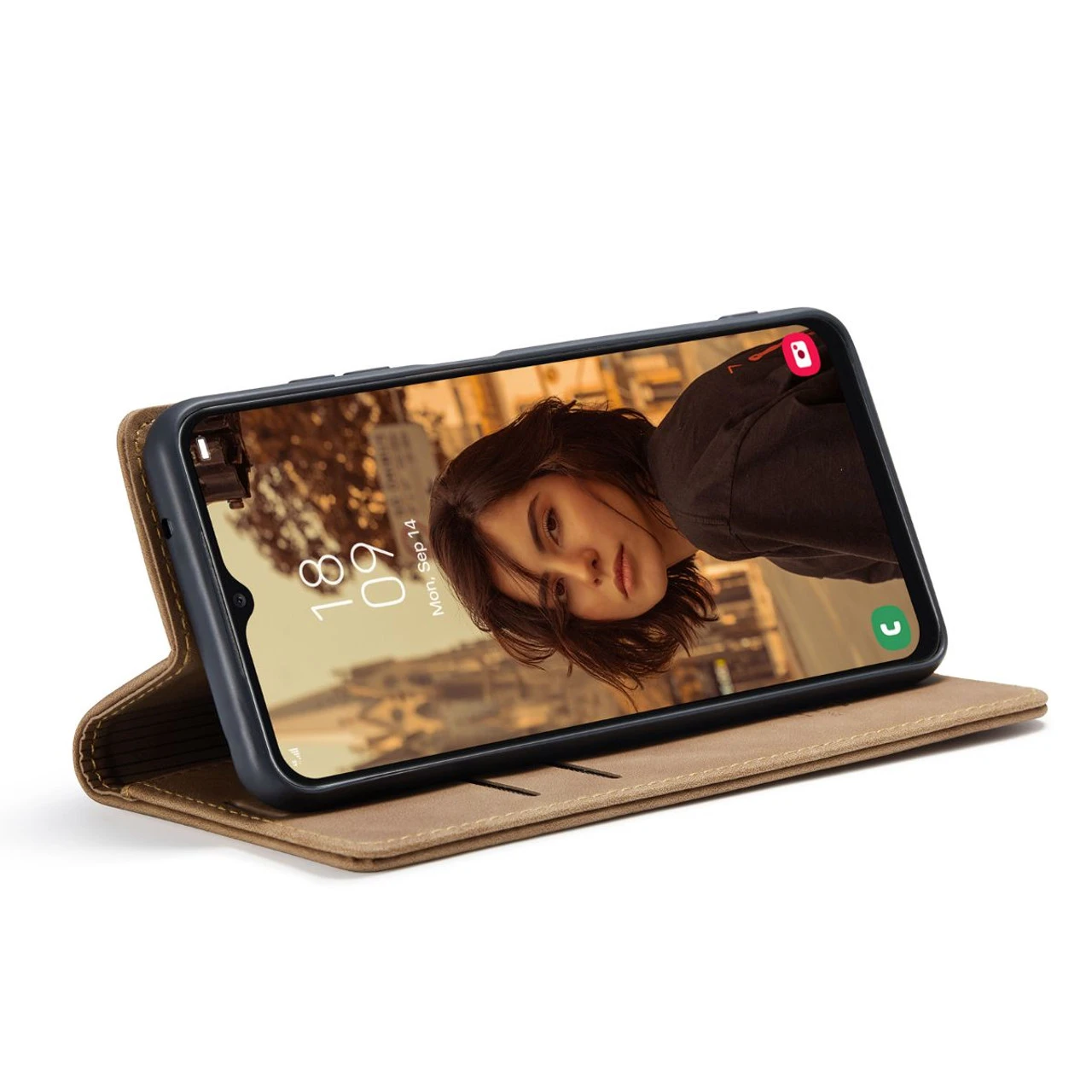 Brown Galaxy A13 CaseMe Slim Quality 2 Card Slot Wallet Case 3 Brown Galaxy A13 CaseMe Slim Quality 2 Card Slot Wallet Case - Image 3