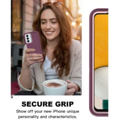 Purple Galaxy A13 Rugged Shock / Drop Protection Defender Case 12 Purple Galaxy A13 Rugged Shock / Drop Protection Defender Case -Cheap NewCase Store galaxy a13 military grade defender case purple 6 02011.1680496978