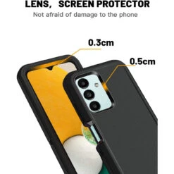 Black Tradies Military Defender Belt Clip Case For Galaxy A13 5G 11 Black Tradies Military Defender Belt Clip Case For Galaxy A13 5G -Cheap NewCase Store galaxy a13 military grade defender holster case black 5 80208.1684989061