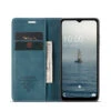 Blue Galaxy A14 5G CaseMe Slim Magnetic Classy Wallet Case