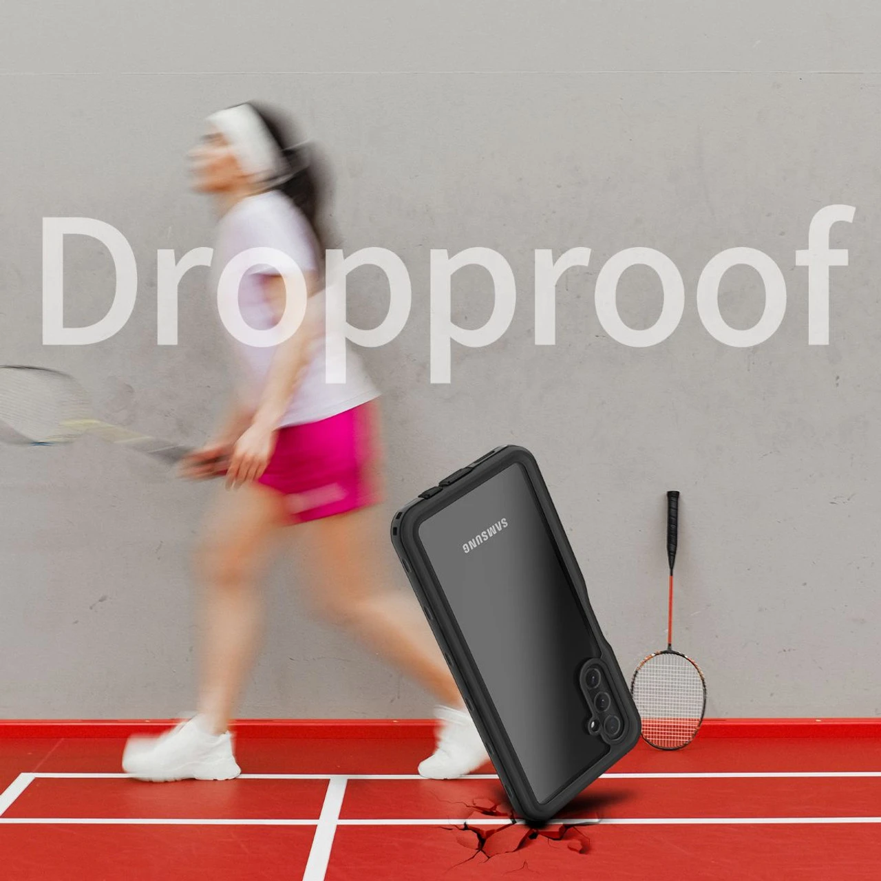 Black Galaxy A14 5G Waterproof Dirtproof Shockproof Defender Case 13 Black Galaxy A14 5G Waterproof Dirtproof Shockproof Defender Case - Image 13