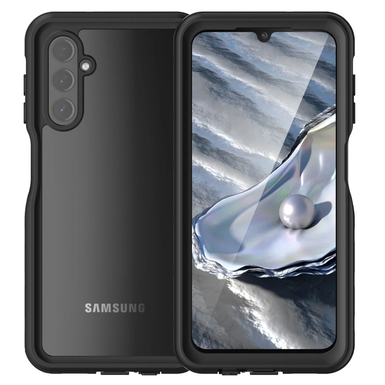 Black Galaxy A14 5G Waterproof Dirtproof Shockproof Defender Case 10 Black Galaxy A14 5G Waterproof Dirtproof Shockproof Defender Case - Image 10