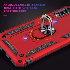 Red 360 Rotating Metal Stand Slim Armor Case Cover For Galaxy A70 9 Red 360 Rotating Metal Stand Slim Armor Case Cover For Galaxy A70 -Cheap NewCase Store galaxy a20 a30 metal rotating case red 4 27813.1562115777