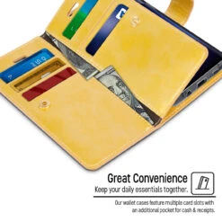 Gold Mercury Mansoor Wallet 9 Card Slot Case For Samsung Galaxy A50 -Cheap NewCase Store galaxy a20 a50 a70 mansoor diary gold 2 27596.1591530436