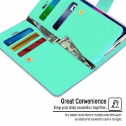 Mint Green Samsung Galaxy A21s Genuine Mercury Mansoor Wallet Case -Cheap NewCase Store galaxy a21s mansoor wallet mint green 2 95149.1689815577