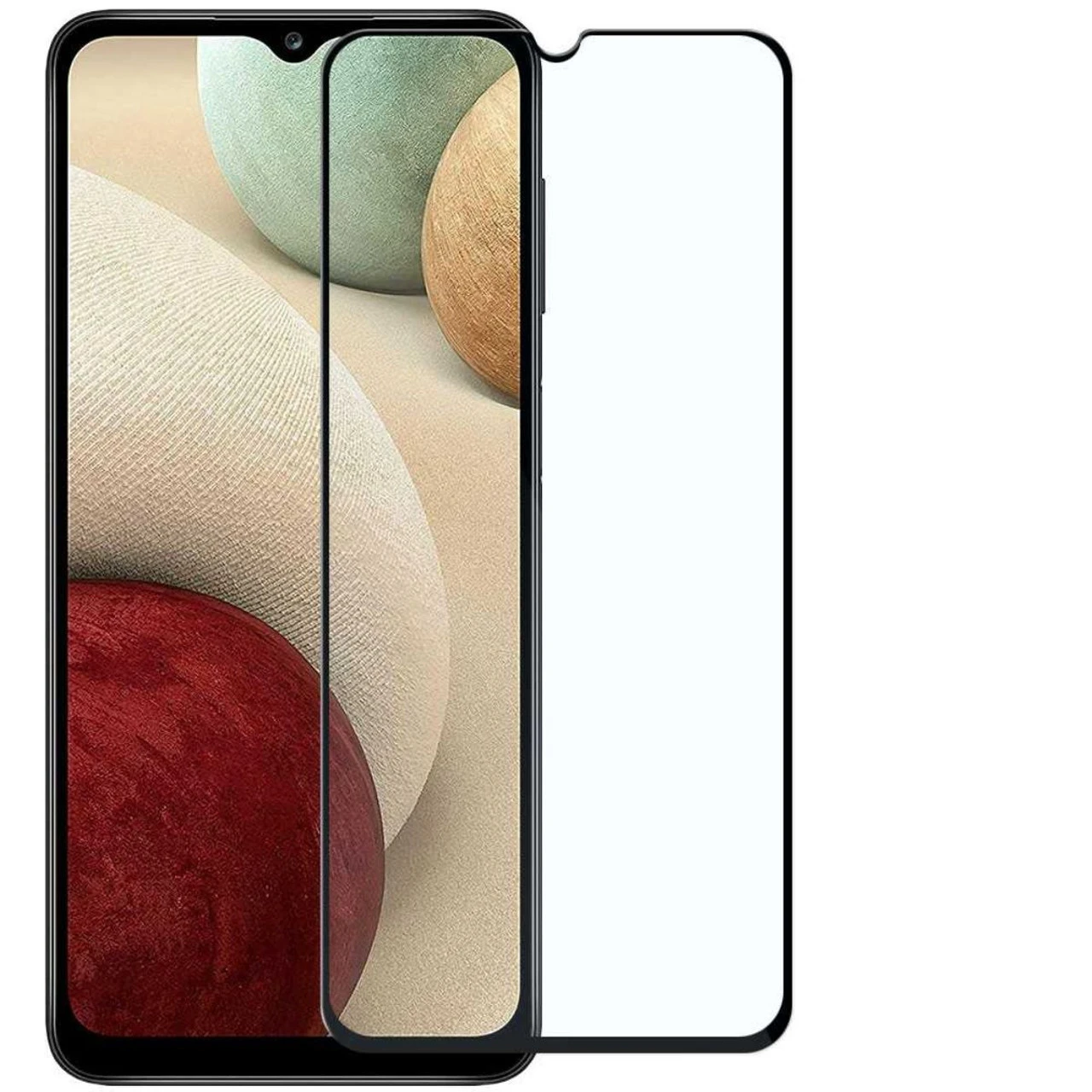 Black Galaxy A22 5G 9D Full Cover Tempered Glass Screen Protector 1 Black Galaxy A22 5G 9D Full Cover Tempered Glass Screen Protector