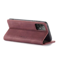 Wine Galaxy A22 5G CaseMe Slim Soft Wallet Case Cover -Cheap NewCase Store galaxy a22 5g caseme slim wallet wine 3 65078.1648637619