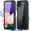 Black Waterproof Dirtproof Heavy Duty Case For Galaxy A22 5G