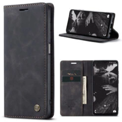 Black CaseMe Compact Flip Wallet Case For Galaxy A23 4G / 5G -Cheap NewCase Store galaxy a23 caseme slim wallet black 3 35803.1656297470