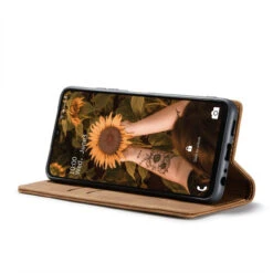 Brown Galaxy A23 CaseMe Soft Matte Quality Wallet Case -Cheap NewCase Store galaxy a23 caseme slim wallet brown 5 61184.1656297471