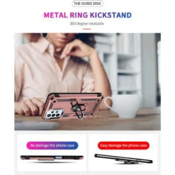 Rose Gold Galaxy A23 360 Degree Ring Shock Proof Defender Case 11 Rose Gold Galaxy A23 360 Degree Ring Shock Proof Defender Case -Cheap NewCase Store galaxy a23 metal ring shock proof case rose gold 6 27272.1662070700