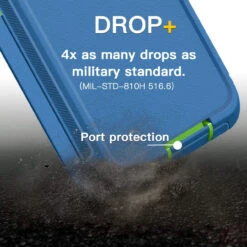 Galaxy A23 4G / 5G Heavy Duty Military Defender Case - Light Blue / Green -Cheap NewCase Store galaxy a23 military grade defender case light blue green 4 86254.1691725090