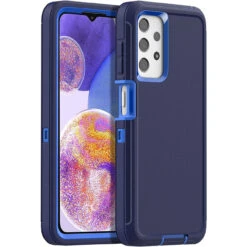 Navy Galaxy A23 Tough Military Grade Drop Proof Defender Case