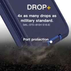 Navy Galaxy A23 Tough Military Grade Drop Proof Defender Case -Cheap NewCase Store galaxy a23 military grade defender case navy 6 23950.1680230085