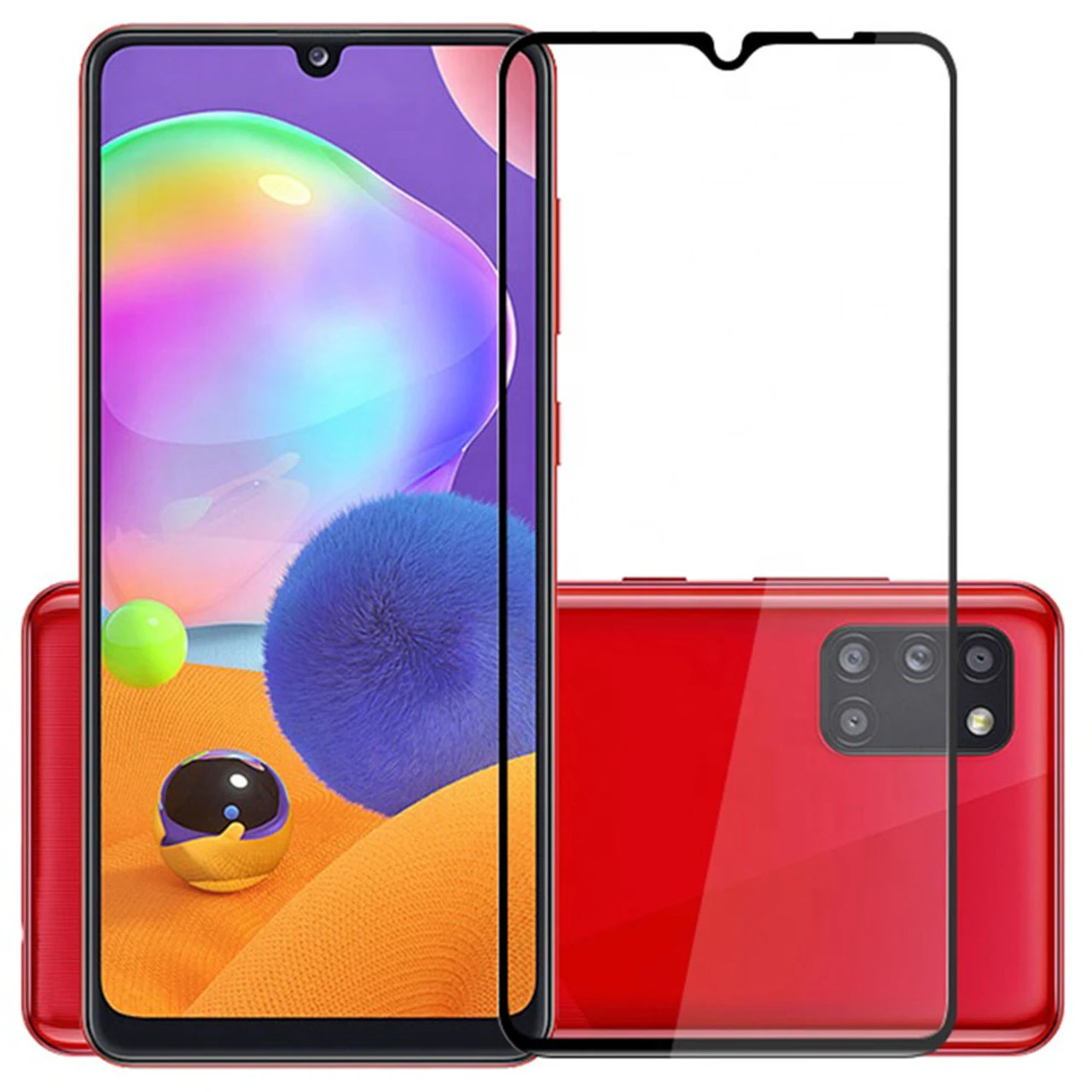 Full Cover Tempered Glass Screen Protector For Galaxy A31 4 Full Cover Tempered Glass Screen Protector For Galaxy A31 - Image 4