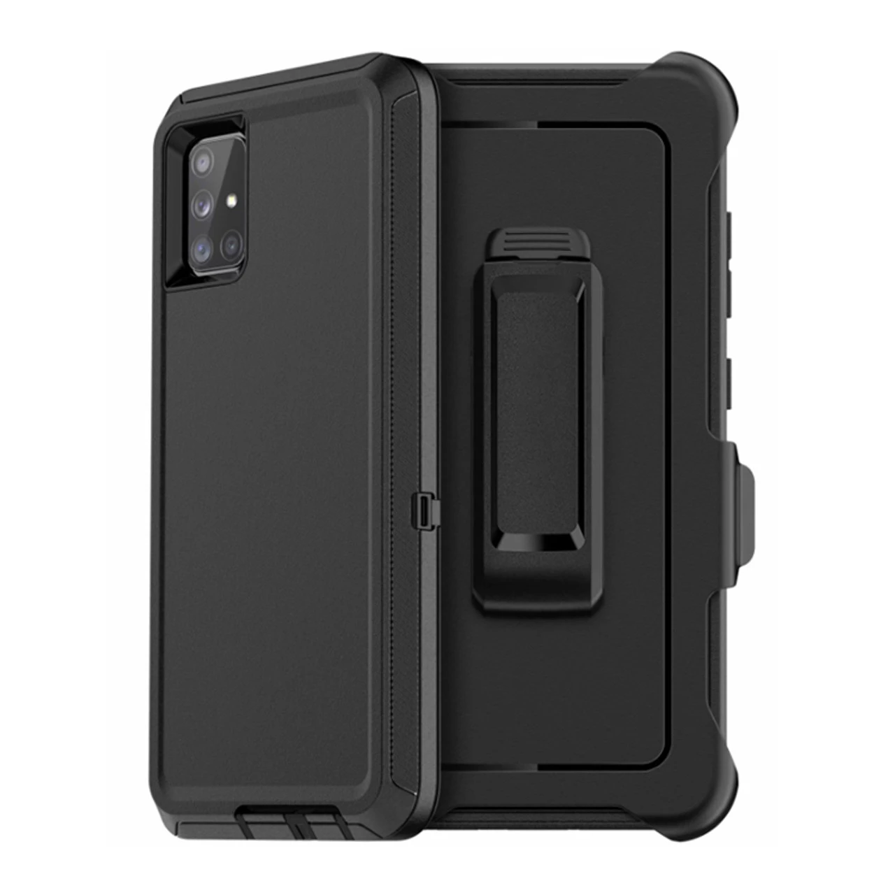 Military Rugged Shock / Drop Protection Holster Case For Galaxy A71 1 Military Rugged Shock / Drop Protection Holster Case For Galaxy A71