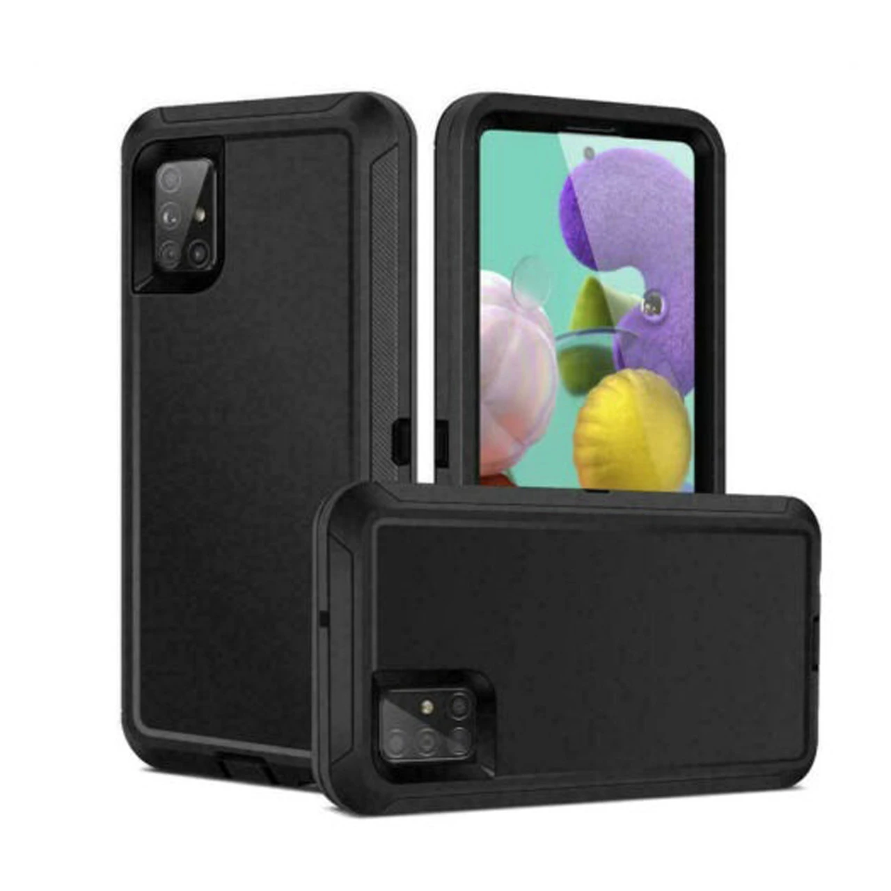 Military Rugged Shock / Drop Protection Holster Case For Galaxy A71 2 Military Rugged Shock / Drop Protection Holster Case For Galaxy A71 - Image 2