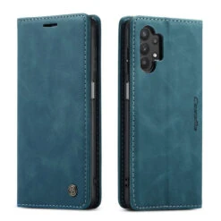 Blue Galaxy A32 5G Compact Flip Quality Wallet Case Cover -Cheap NewCase Store galaxy a32 5g caseme slim wallet blue 4 13004.1648637623
