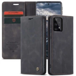 Black Galaxy A33 5G CaseMe Slim 2 Card Slot Classy Wallet Case -Cheap NewCase Store galaxy a33 5g caseme slim wallet black 5 60839.1690890788