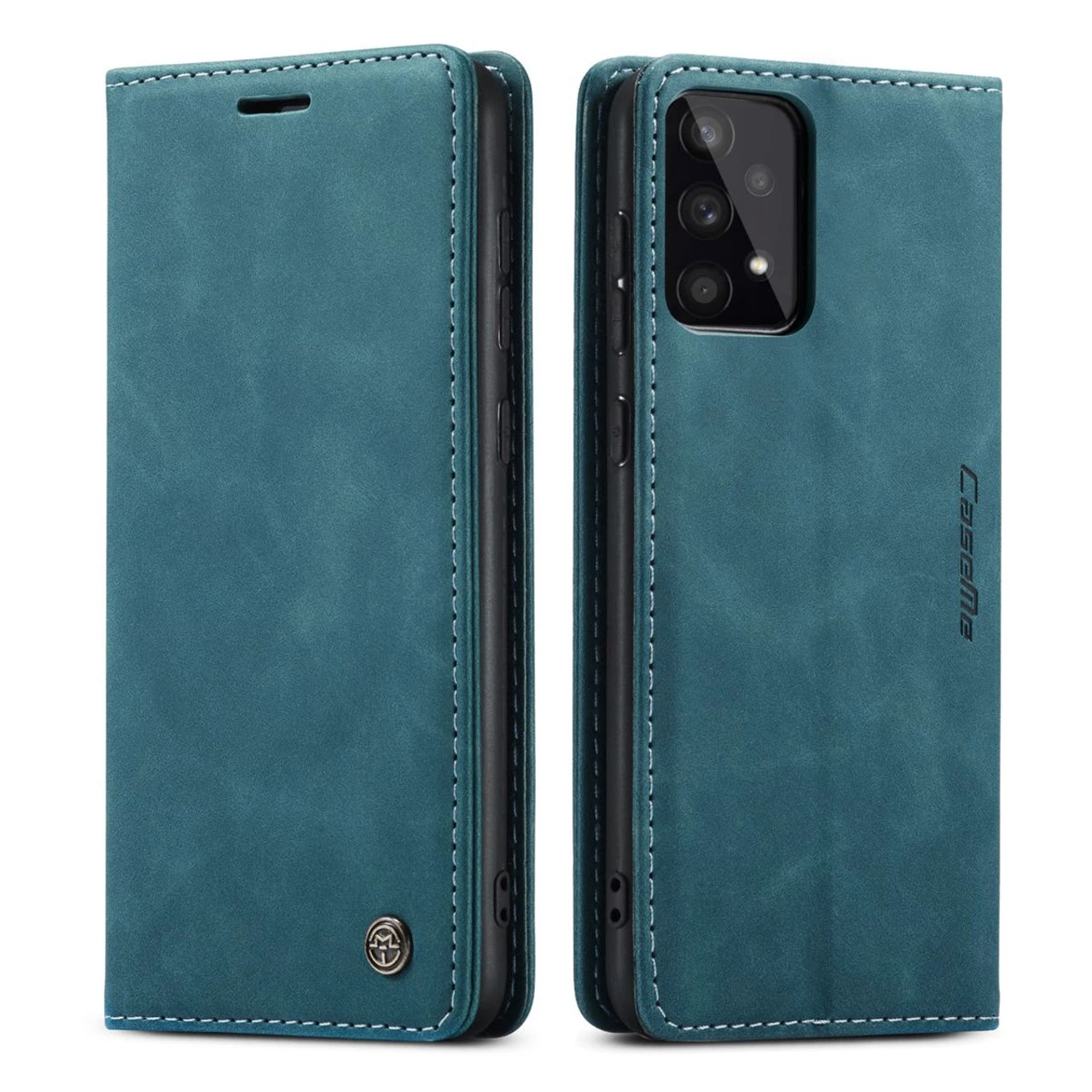 Blue CaseMe Compact Flip Magnetic Wallet Case For Galaxy A33 5G 3 Blue CaseMe Compact Flip Magnetic Wallet Case For Galaxy A33 5G - Image 3