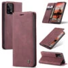 Wine Galaxy A33 5G CaseMe Slim Soft Wallet Case Cover