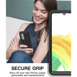 Black Tough Military Grade Drop Proof Defender Case For Galaxy A33 5G -Cheap NewCase Store galaxy a33 5g military grade defender case black 5 87446.1680497029