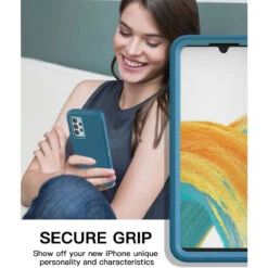 Light Blue Heavy Duty Defender Military Grade Case For Galaxy A33 5G 10 Light Blue Heavy Duty Defender Military Grade Case For Galaxy A33 5G -Cheap NewCase Store galaxy a33 5g military grade defender case light blue 2 15535.1674681890
