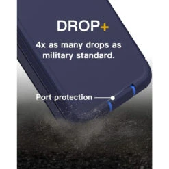 Navy Rugged Shock / Drop Protection Defender Case For Galaxy A33 5G -Cheap NewCase Store galaxy a33 5g military grade defender case navy 7 07798.1680497040