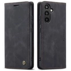 Black Galaxy A34 5G CaseMe Slim Soft Wallet Case Cover -Cheap NewCase Store galaxy a34 5g caseme slim wallet black 3 51269.1687256014