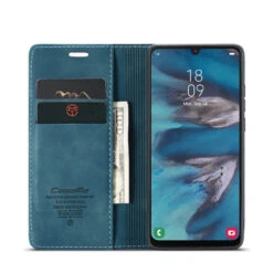 Blue Galaxy A34 5G CaseMe Slim 2 Card Slot Classy Wallet Case