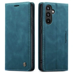 Blue Galaxy A34 5G CaseMe Slim 2 Card Slot Classy Wallet Case -Cheap NewCase Store galaxy a34 5g caseme slim wallet blue 3 95111.1687256025