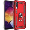 Red 360 Rotating Metal Stand Slim Armor Case Cover For Galaxy A70