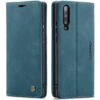 Blue Galaxy A50 CaseMe Compact Flip Soft Feel Wallet Case Cover